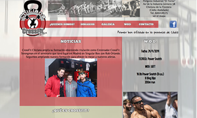 Musikall Marketing ha desarrollado la pagina web de Crossfit Chiclana
